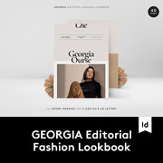 georgialookbook潮流女性服装，作品集画册设计模板i2020060201