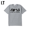 IT CDG PLAY COMME des GARCONS川久保玲男装宽松短袖T恤logo印花