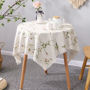 圆桌布家用美式风小清新ins碎花，餐桌圆布台布防水茶几，布布艺(布布艺)桌布