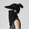 透气网纱三角巾面罩男女UPF50+全脸护颈一体跑步防晒冰丝挂耳脸罩