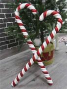 圣诞装饰品圣诞树小拐杖，挂件装饰品精美圣诞节挂饰魔杖拐棍儿