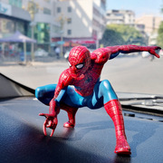 漫威复仇者蜘蛛侠人偶，手办模型创意汽车，摆件网红车内装饰品机箱