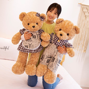 结婚礼物新婚庆(新婚庆，)压床娃娃一对公仔情侣泰迪熊，抱抱熊婚房创意玩偶大