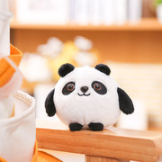 小熊猫毛绒挂件纪念品钥匙扣地摊功夫熊猫玩具娃娃机迷你