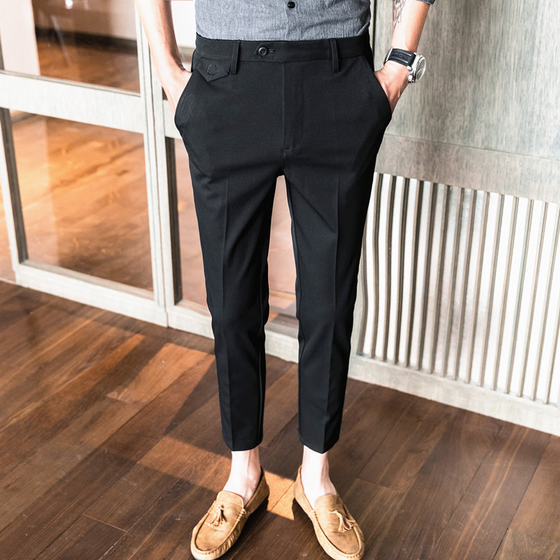 high-grade Spring and summer Thin section man leisure time Ninth pants Korean Edition Trend Self cultivation Pencil Pants Suit pants business affairsin the Men's clothing, Casual pants category - from Buy2taobao.com to provide professional Taobao agent buy service