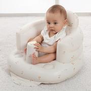Ins充气PVC婴儿训练小沙发学坐椅宝宝学座椅洗澡浴凳便携折叠玩具