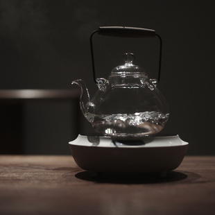 工匠家品煮茶器 煮水壶  玻璃茶壶  耐热玻璃 电陶炉