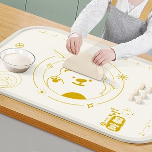 硅胶揉面垫面板加厚食品级揉面垫子抗菌和面垫案板家用烘焙擀面垫