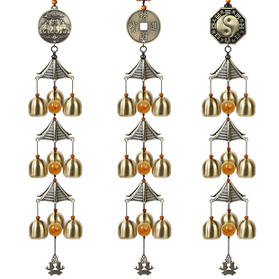 复古金属纯铜铜铃铃铛风铃挂饰，门饰创意家居，装饰门上挂件店铺门铃