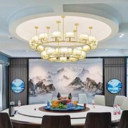 新中式餐厅灯古典中国风禅意，客厅灯会所餐饮，饭店包厢酒店包厢吊灯