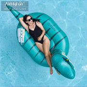 airmyfun充气浮排成人，水上躺椅水上充气床戏水充气玩具