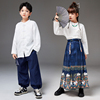 六一古典舞合唱演出服儿童中国风表演服装女童马面裙汉服男童古装
