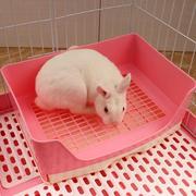 兔兔用品厕所龙猫豚鼠荷兰猪尿盆，c大号兔子通用小号三角便盆屎盆