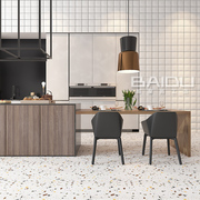 北欧现代格子厨卫瓷砖白色亮光瓷片釉面砖厨房墙砖卫生间砖300600