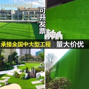 足球场人工塑料草皮草坪，室内背景客厅装饰花，墙面绿色绿色人造草坪