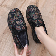 老北京棉鞋女冬季加绒保暖老人布鞋奶奶棉鞋防滑软底中老年妈妈鞋