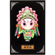 中国风特色京剧娃娃脸谱人物家居客厅装饰摆件壁饰挂件送老外