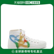香港直邮Vivienne Westwood 男士PLIMSOLLS 白色高帮运动鞋