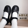 香港学生黑皮鞋真皮英伦风女童黑色演出鞋软底儿童皮鞋女孩公主鞋