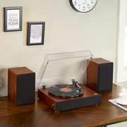 黑胶唱片机现代留声机古典实木家用复古老式唱机仿古蓝牙音响摆件