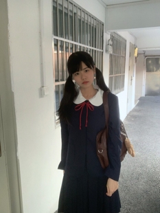 三团椿校供感昭和感幼稚园套装jk制服