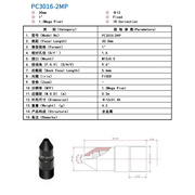 监控百万像素30mm高清M12锥形镜头 MP单板摄像机尖锥型镜嘴 1英寸