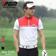 PGM  高尔夫服装 男士短袖t恤 golf运动男装衣服透气polo衫夏季