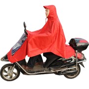 龙豹摩托车加厚加长车，雨衣电动车时尚，单人加大帽檐男女雨披