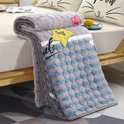 冬天季法兰绒床单单件珊瑚绒，毛毯加厚毯子，床上用铺床学生宿舍单人