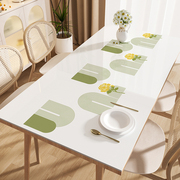 立体感印花餐桌垫PVC软玻璃桌垫免洗防水防油水晶板茶几桌布