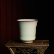 龙泉青瓷茶杯单杯王文御黄猪油冻哥窑瓷杯品茗杯陶瓷茶盏