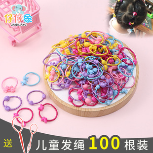 韩国婴幼儿童发绳不伤发橡皮筋，弹性好头绳，可爱女宝宝扎头发圈头饰