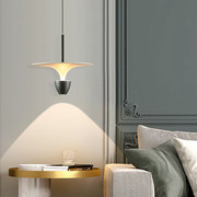 意大利设计风卧室床头吊灯，北欧创意个性艺术，长线吧台飞碟餐厅灯具