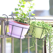 绿植花卉园艺欧式圆形坚固耐用挂架加厚铁艺花架花盆架阳台花架