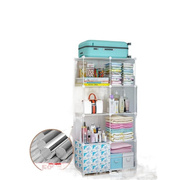 收纳箱组装家用卧室塑料儿童储物柜宿舍简约型小柜子