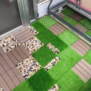 阳台假草坪拼接地板仿真人工草皮地毯入户门地垫地面铺垫人造装饰