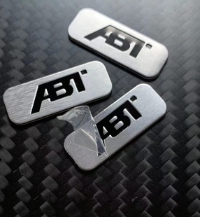奥迪abt小铝适用奥迪运动标贴，中控档位方向盘abt贴内饰改装贴