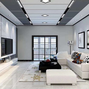 450×900集成吊顶铝扣板大板客厅房间吊顶蜂窝板效果全套材