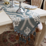 急速高档茶几桌旗欧式奢华田园美式餐桌长条装饰布艺桌巾台布