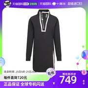 香港直发armani阿玛尼女士黑色长袖印花连衣裙，6gta59j27z1200