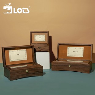 LOTS高端八音盒30音78音雷曼士木质定制音乐盒结婚生日礼物女生