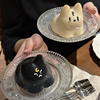 网红幽灵造型小猫奶冻硅胶模具，diy卡通慕斯蛋糕，立体布丁硅胶磨具