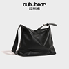 oububear/欧布熊高级感黑色托特包包女2024斜挎单肩包大容量