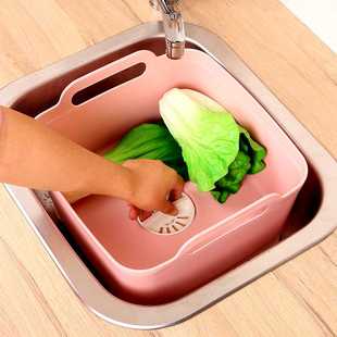 北欧塑料洗菜盆厨房家用沥水盆滴漏盆洗碗盆水果盆洗菜篮子沥水篮