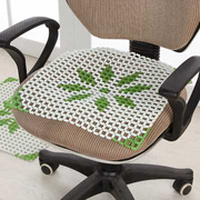 夏天季坐垫(季坐垫)汽车办公室学生透气冰凉按摩座垫，陶瓷玻璃珠子电脑椅垫
