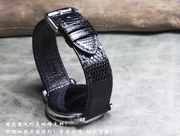 超薄牢固上线真蜥蜴皮手表带18mm19mm20mm21mm22mm小牛皮底贴手表