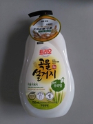 韩国进口爱敬谷物清洁剂餐具，水果蔬菜纯天然洗洁精小麦米糠750ml
