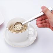不锈钢咖啡量勺多功能食品密封夹子调味匙奶粉量勺烘培刻度小工具