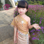泰国傣服装金属饰品傣族服饰项链腰链金色银色百搭傣裙装饰民族风