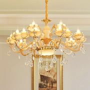 。锌合金吊灯欧式客厅灯，卧室灯现代奢华大气灯具灯饰